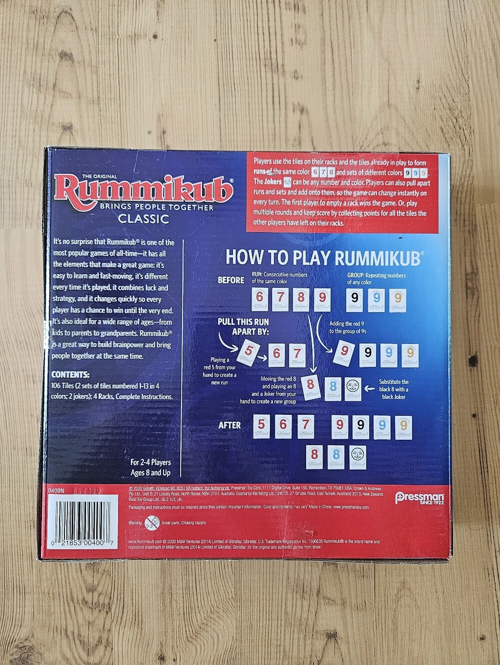 Pressman Rummikub Game - Picture 2 of 3